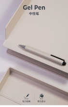 纽赛 NS553 中性笔0.5mm子弹头(浅灰) （计价单位：支）