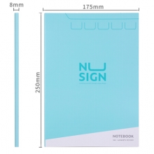 纽赛 NS302 索引功能本-16k-250mm*175mm-64张(珊蓝)