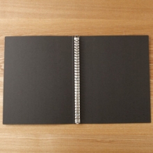 无印良品 MUJI 活页夹 深灰色 A4·30孔