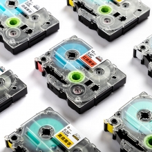 爱墨 AQe-751(24mm绿底黑字) 标签色带