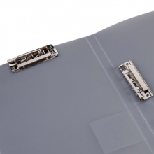 得力 64501 双强力文件夹(灰)