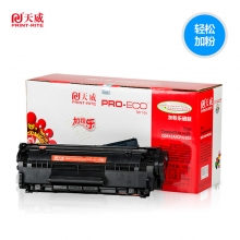 天威(PrintRite) PR-Q2612A/CRG303R 加粉乐 2000页 专业装-加粉乐硒鼓 黑色