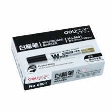 得力（deli）6801 白板笔 10支/盒