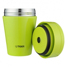 虎牌TIGER MCC-B38C 多功能保温杯 不锈钢保温汤杯  苹果绿