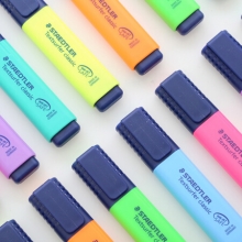 施德楼（Staedtler） 荧光笔 10支/盒(364-1)蓝色)