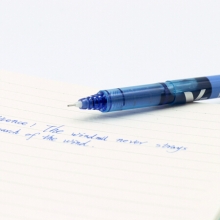百乐（PILOT） BX-V5 针管走珠笔签字笔（耐水性）中性笔 0.5mm  天蓝色、单支