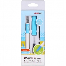 得力S686学生矫姿钢笔(浅蓝)(1支/盒) 24/盒/288/箱