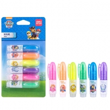 得力 S620 汪汪队立大功荧光笔套装(混)(6支/卡) 24/盒/288/箱 （计价单位：支）