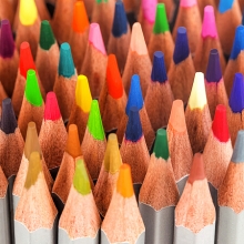 得力68117_60色铁盒装水溶性彩铅(混)(60色/盒) 6/盒/24/箱