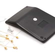 益而高 E1834 双电源计算器 12位 财务利器电脑按键双电源计算器  黑色