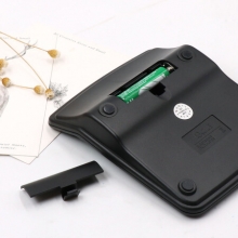 益而高 E1837 双电源计算器 12位财务利器电脑按键双电源计算器 桌面计算机   黑色