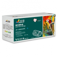 杰思特CE320A青色硒鼓JT-CH321FC铂金版适用惠普HP CP1525N CP1525NW CM1415FN CM1415FNW打印机墨粉盒