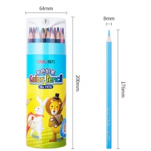 得力 7074 48色彩铅 48色/筒