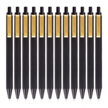 得力 S100 考试中性笔0.5mm子弹头(黑) 12/盒/144/包1728/箱 （计价单位：支）