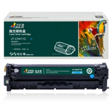 杰思特CE411A硒鼓JT-CH411C铂金版适用惠普M477fnw M452DN 452DW 452NW M477FDW M477NW M377DW青色硒鼓
