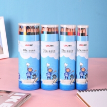 得力 68108 24色几米彩铅(24色/筒)