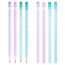 得力58166_30支HB铅笔(混)(30支/筒) 12/盒/96/箱