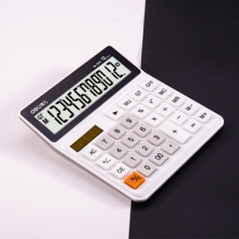 得力 1676 桌面计算器(黑) 20/盒/80/箱