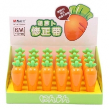 晨光 ACT59501 修正带胡萝卜白6m 24支/盒/576支/包