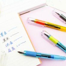 晨光 HAFP1022 优握可换墨囊钢笔套装 黑色墨囊 笔杆颜色随机