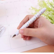 晨光 HAFP0827 直液式钢笔素纹控卡装 墨囊蓝色 笔杆混色