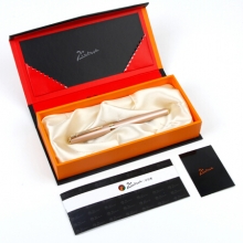 毕加索（pimio）钢笔签字笔男女士练字笔书法笔学生用成人练字墨水笔0.5mm曼陀林系列717玫瑰金