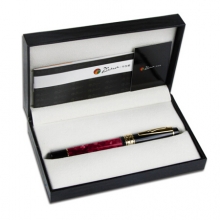 毕加索（pimio）钢笔签字笔男女士商务礼品笔成人学生练字用礼盒装欧亚情怀系列915玫瑰红