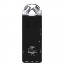 爱国者（aigo）录音笔 R5599 16G 微型专业50米无线录音 降噪远距离双麦克 学习/会议采访取证 HIFI播放 黑色