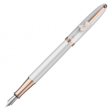 毕加索（pimio）钢笔墨水礼盒套装男女士学生成人练字笔铱金笔商务办公礼品笔精典泰迪系列PS-922精典白