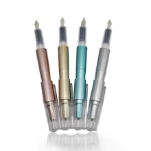 晨光 HAFP0844 直液式金属钢笔  混色卡装