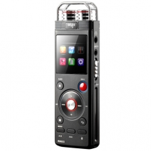 爱国者（aigo）录音笔 R6633 16G 微型专业高清远距降噪 双供电TF卡扩容 声控录音器学习/会议司法维权 黑色