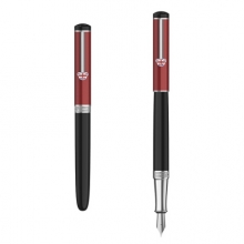 毕加索（pimio）钢笔墨水礼盒套装男女士学生成人练字笔铱金笔商务办公礼品笔英伦系列PS-921英伦红