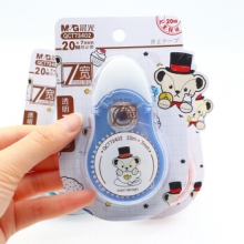 晨光 QCT73402 修正带泰迪白20m 12支/盒/432支/包