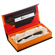 毕加索（pimio）美工笔弯头弯尖书法钢笔男女士练字成人学生用笔1.0mm绅士系列902亮黑金夹