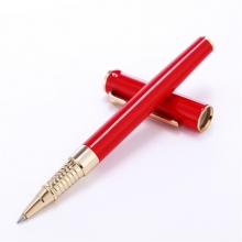 毕加索（pimio）宝珠笔签字笔男女士商务成人办公学生用0.5mm保罗系列988亮红色