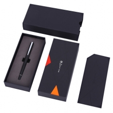 毕加索（pimio）钢笔签字笔男女士学生成人练字用笔0.5mm商务办公礼品凡德罗系列962曜石黑