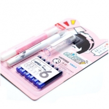 晨光 HAFP0969 可换墨囊钢笔卡装 蓝色墨囊 笔杆混色