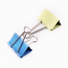 益而高 TY143-CP 彩色 长尾夹/票夹 41mm 24个/桶