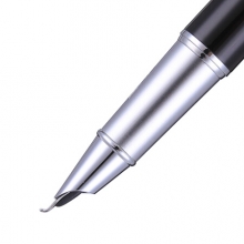 毕加索（pimio）916 美工笔弯头弯尖书法钢笔男女士练字成人学生用笔暗尖0.7mm马拉加系列纯黑色