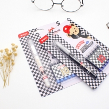 晨光 HQFP0735 钢笔墨囊泰迪珍藏暖心卡装 蓝色墨囊 笔杆颜色随机