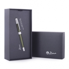 毕加索（pimio）钢笔签字笔男女士商务办公成人学生用0.5mm墨水笔齐美尔门桥系列961翡翠绿