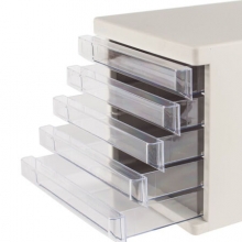 晨光 ADM95296 五层文件柜（黑、灰）