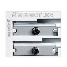 施德楼 510 20 金属双孔削笔刨 银色