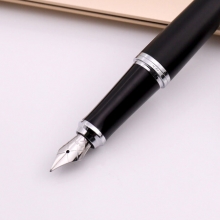 派克 PARKER 2016款都市系列 磨砂黑杆白夹 墨水笔 135×12MM （计价单位：支）