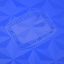 成文厚 202-40-1 A3塑料账夹6K装订夹 蓝色（配账绳）账簿装订夹 蓝色