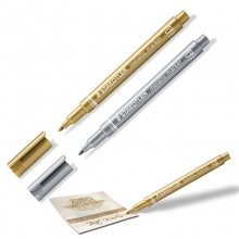 施德楼 8323-81 金属色记号笔-银色