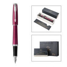 派克 PARKER 2016 都市 粉红白夹 墨水笔 135×12MM 红色 （计价单位：支）