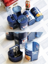 施德楼 512 002 新造型双空削盒 蓝色