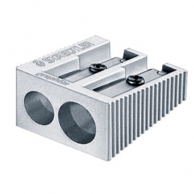 施德楼 510 20 金属双孔削笔刨 银色