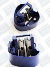 施德楼 512 128 三角双孔笔刨 蓝色